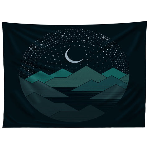 Rick Crane Between The Mountains And The Stars Tapestry