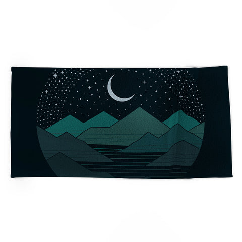 Rick Crane Between The Mountains And The Stars Beach Towel