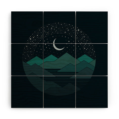 Rick Crane Between The Mountains And The Stars Wood Wall Mural
