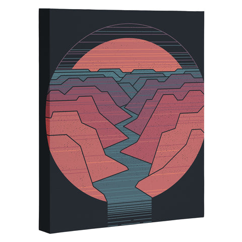 Rick Crane Canyon River I Art Canvas