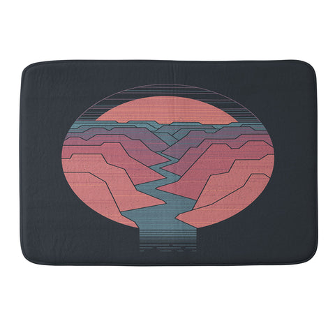 Rick Crane Canyon River I Memory Foam Bath Mat