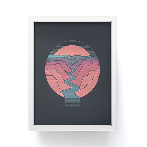 Rick Crane Canyon River I Framed Mini Art Print