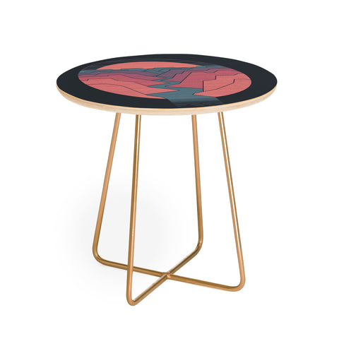 Rick Crane Canyon River I Round Side Table