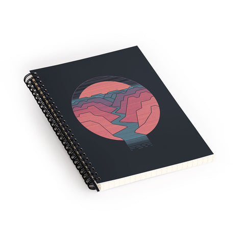 Rick Crane Canyon River I Spiral Notebook