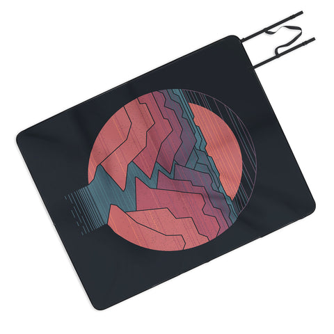 Rick Crane Canyon River I Picnic Blanket