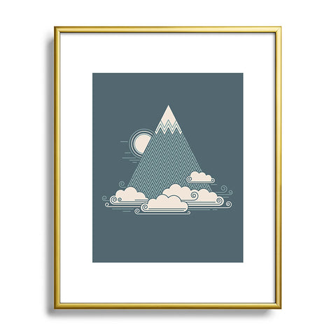 Rick Crane Cloud Mountain Metal Framed Art Print