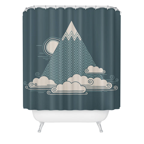 Rick Crane Cloud Mountain Shower Curtain