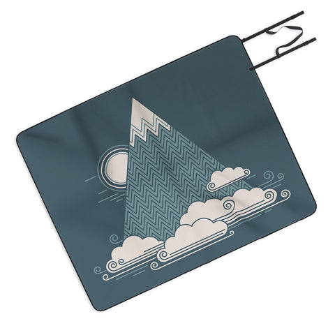 Rick Crane Cloud Mountain Outdoor Blanket