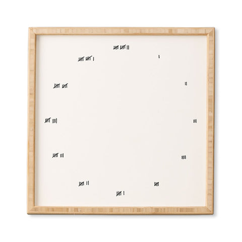 Rick Crane Doing Time Clock 1 Framed Wall Art