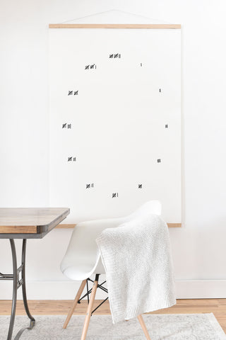 Rick Crane Doing Time Clock 1 Art Print And Hanger