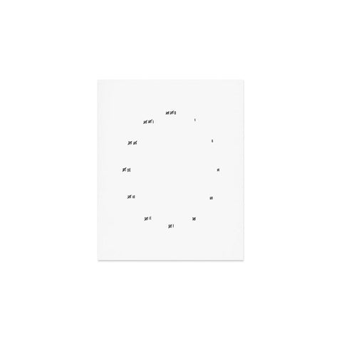 Rick Crane Doing Time Clock 1 Art Print