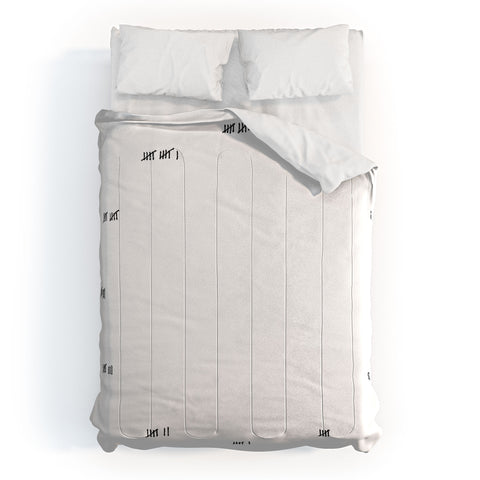 Rick Crane Doing Time Clock 1 Comforter