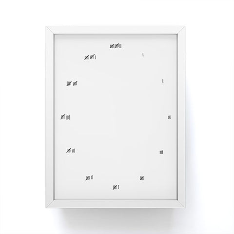 Rick Crane Doing Time Clock 1 Framed Mini Art Print