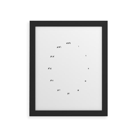 Rick Crane Doing Time Clock 1 Framed Art Print