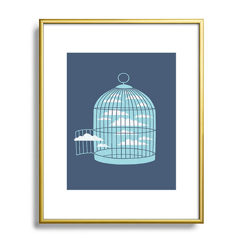 Rick Crane Free As a Bird Metal Framed Art Print