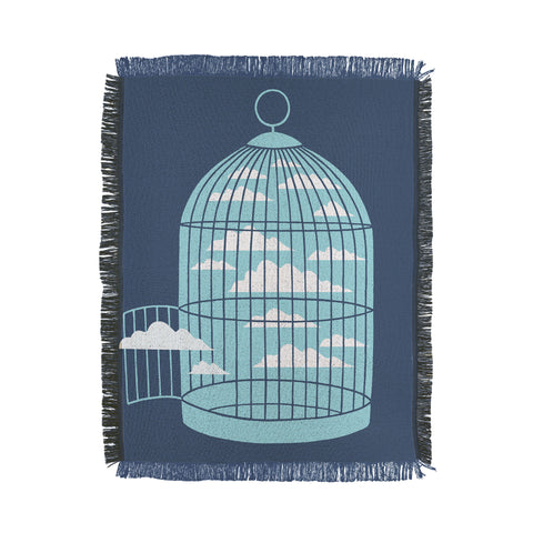 Rick Crane Free As a Bird Throw Blanket