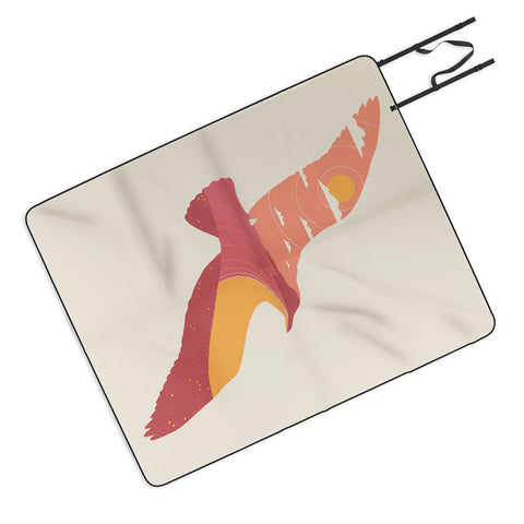 Rick Crane Larus Sinus Outdoor Blanket