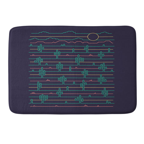 Rick Crane Saguaro Sunrise Memory Foam Bath Mat