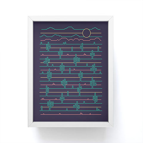 Rick Crane Saguaro Sunrise Framed Mini Art Print