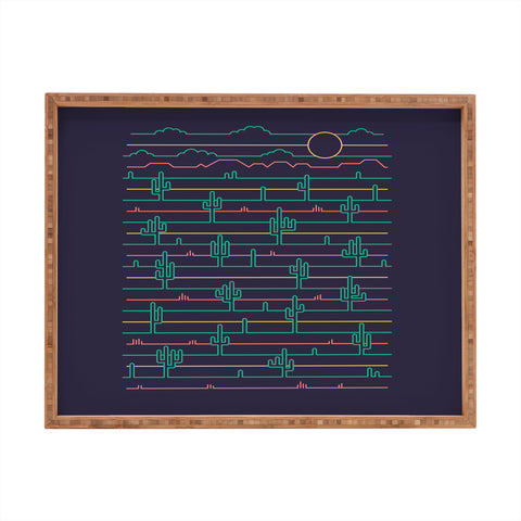Rick Crane Saguaro Sunrise Rectangular Tray