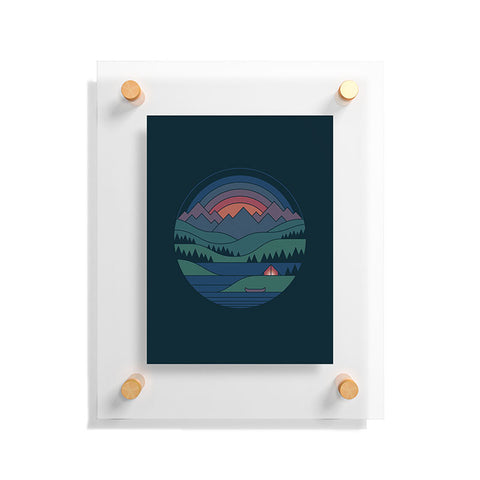 Rick Crane The Lake At Twilight Floating Acrylic Print