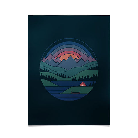 Rick Crane The Lake At Twilight Poster