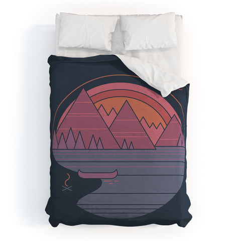 Rick Crane The Mountains are Calling I Duvet Cover