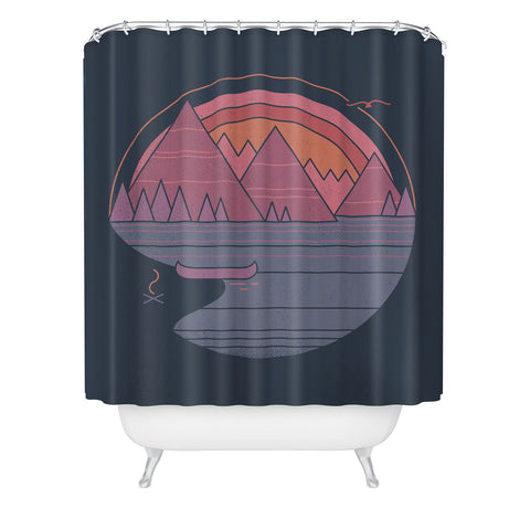 Rick Crane The Mountains are Calling I Shower Curtain