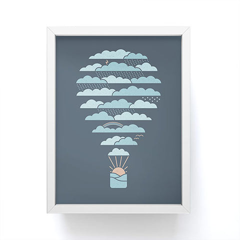 Rick Crane Weather Balloon Framed Mini Art Print