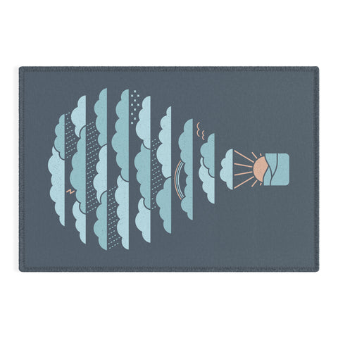 Rick Crane Weather Balloon Outdoor Rug