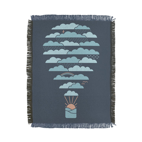 Rick Crane Weather Balloon Throw Blanket
