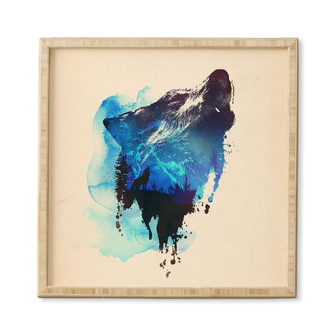 Robert Farkas Alone As A Wolf Framed Wall Art