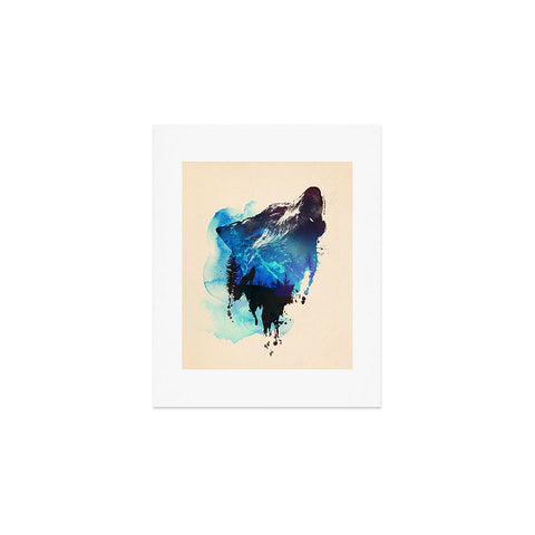 Robert Farkas Alone As A Wolf Art Print
