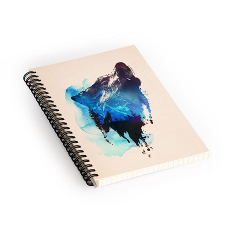 Robert Farkas Alone As A Wolf Spiral Notebook