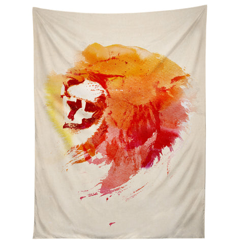 Robert Farkas Angry Lion Tapestry
