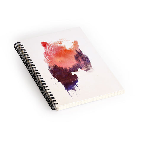 Robert Farkas Bear forest Spiral Notebook
