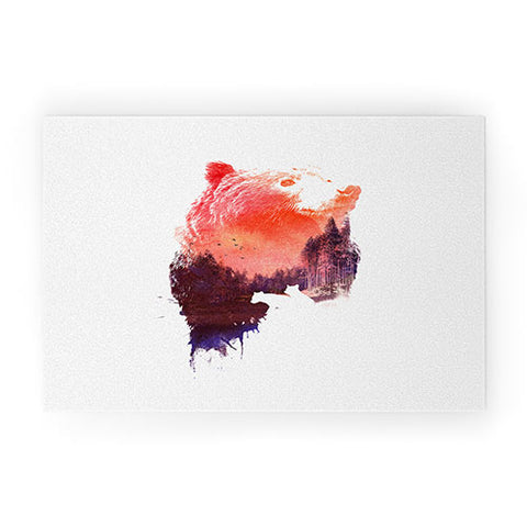 Robert Farkas Bear forest Welcome Mat