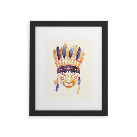 Robert Farkas Big chief Framed Art Print