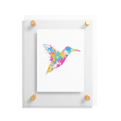 Robert Farkas Bird Of Colour Floating Acrylic Print