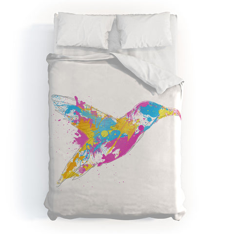 Robert Farkas Bird Of Colour Duvet Cover