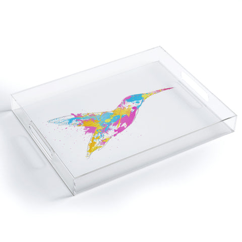 Robert Farkas Bird Of Colour Acrylic Tray