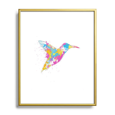 Robert Farkas Bird Of Colour Metal Framed Art Print