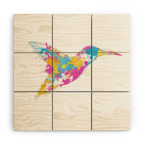 Robert Farkas Bird Of Colour Wood Wall Mural