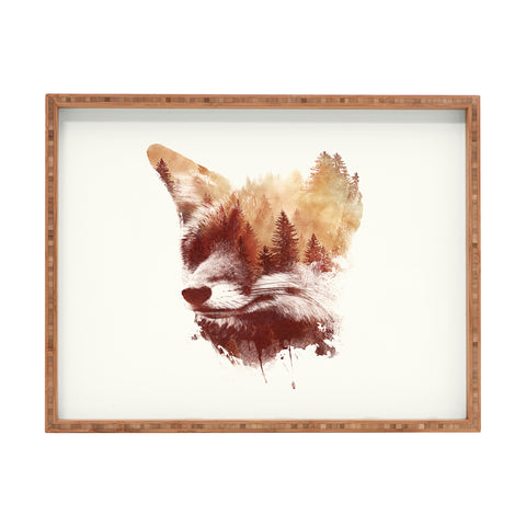 Robert Farkas Blind Fox Rectangular Tray
