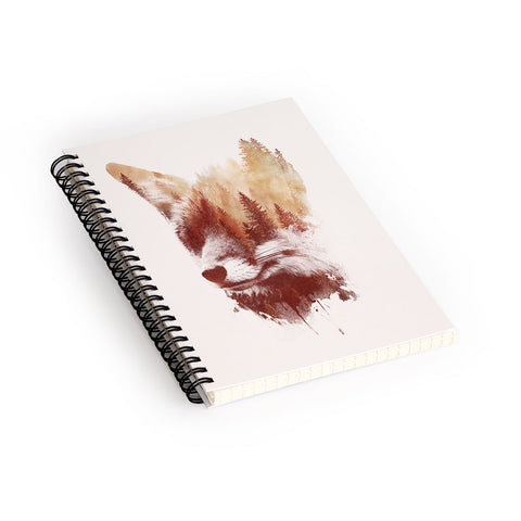 Robert Farkas Blind Fox Spiral Notebook