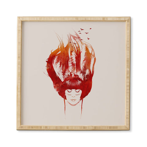 Robert Farkas Burning Forest Framed Wall Art