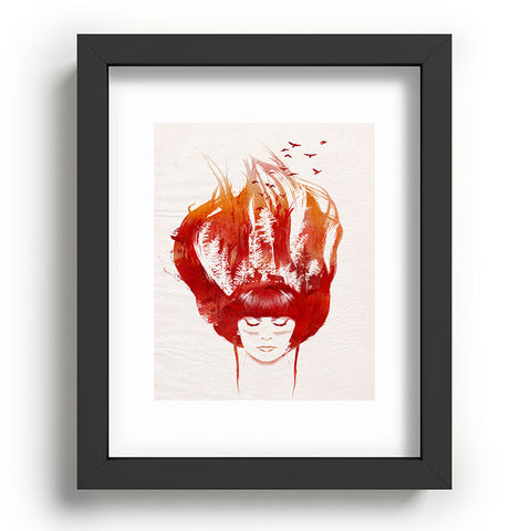 Robert Farkas Burning Forest Recessed Framing Rectangle