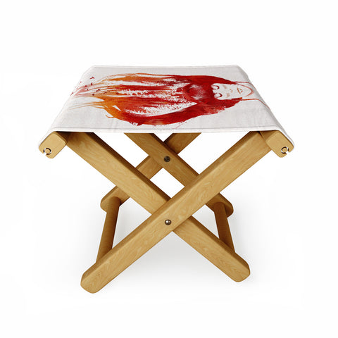 Robert Farkas Burning Forest Folding Stool
