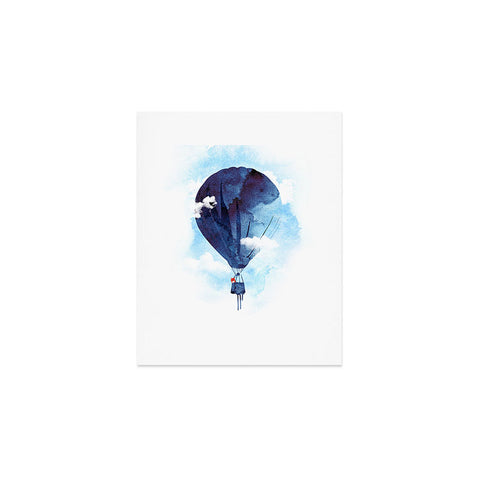 Robert Farkas Bye bye balloon Art Print
