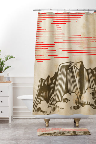 Robert Farkas Carpathian Shower Curtain And Mat